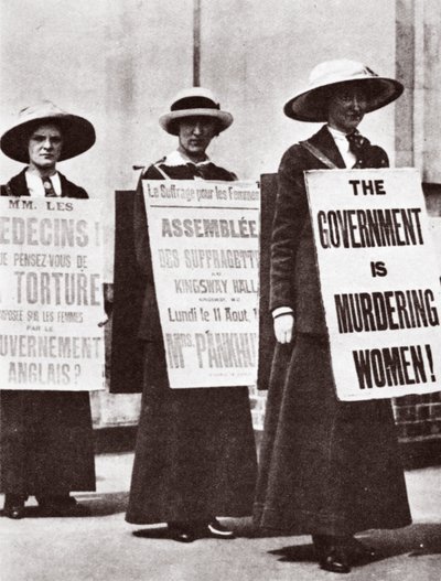 Suffragettes, 1913 by English Photographer